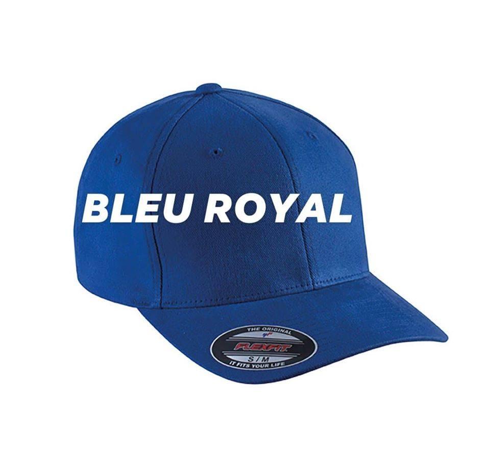 Casquette flexfit bleu royal