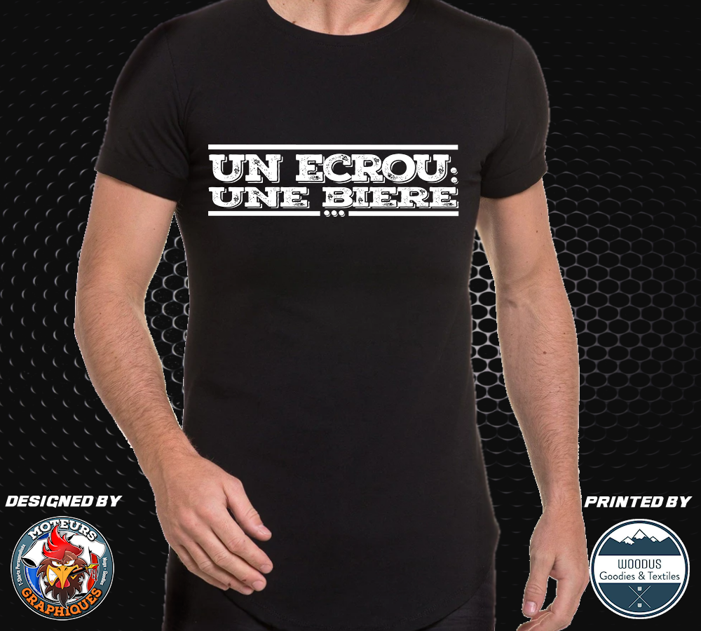 T-shirt Un Ecrou Une Bière recto